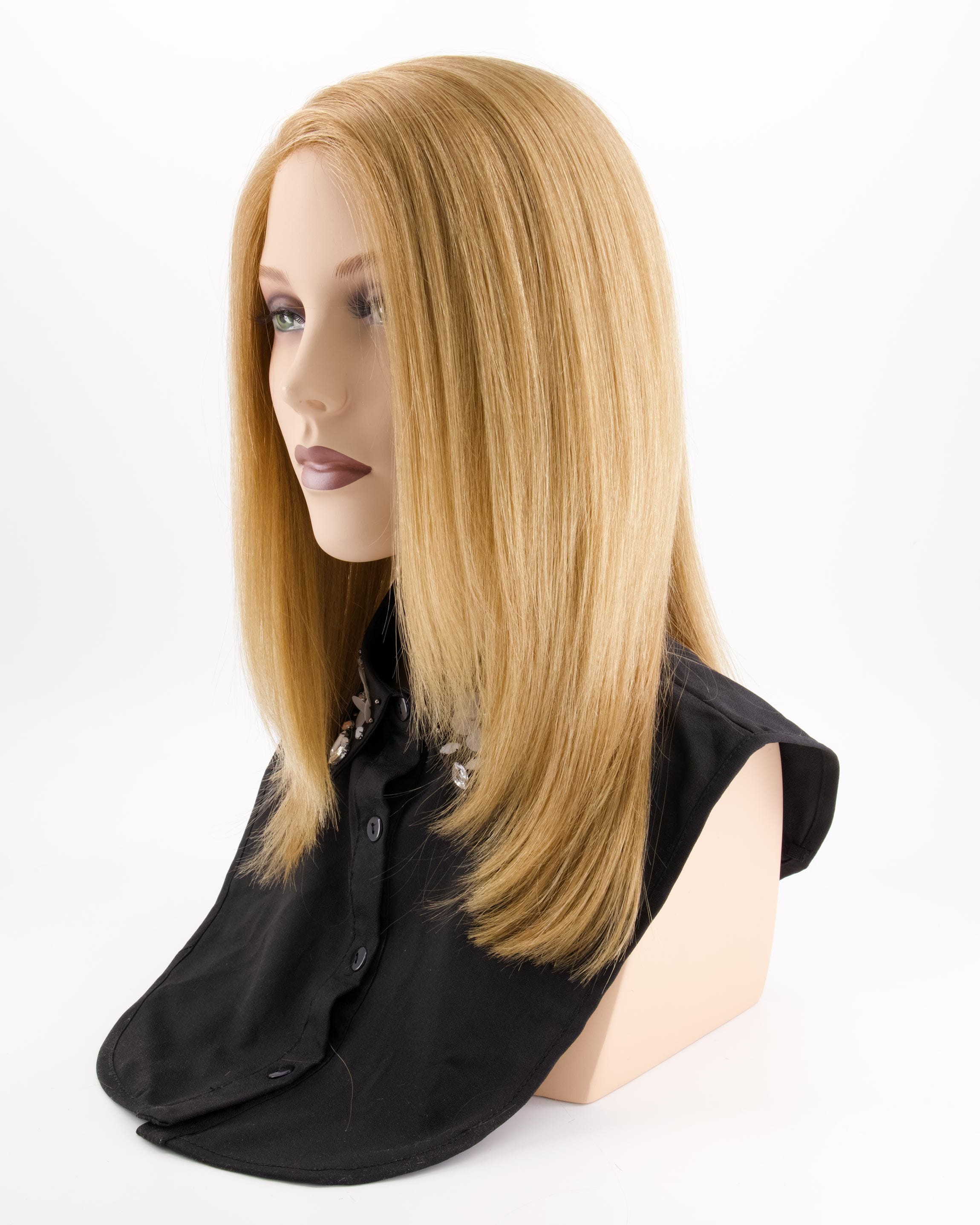 rieswig - hellblond - lang - schraeglinks