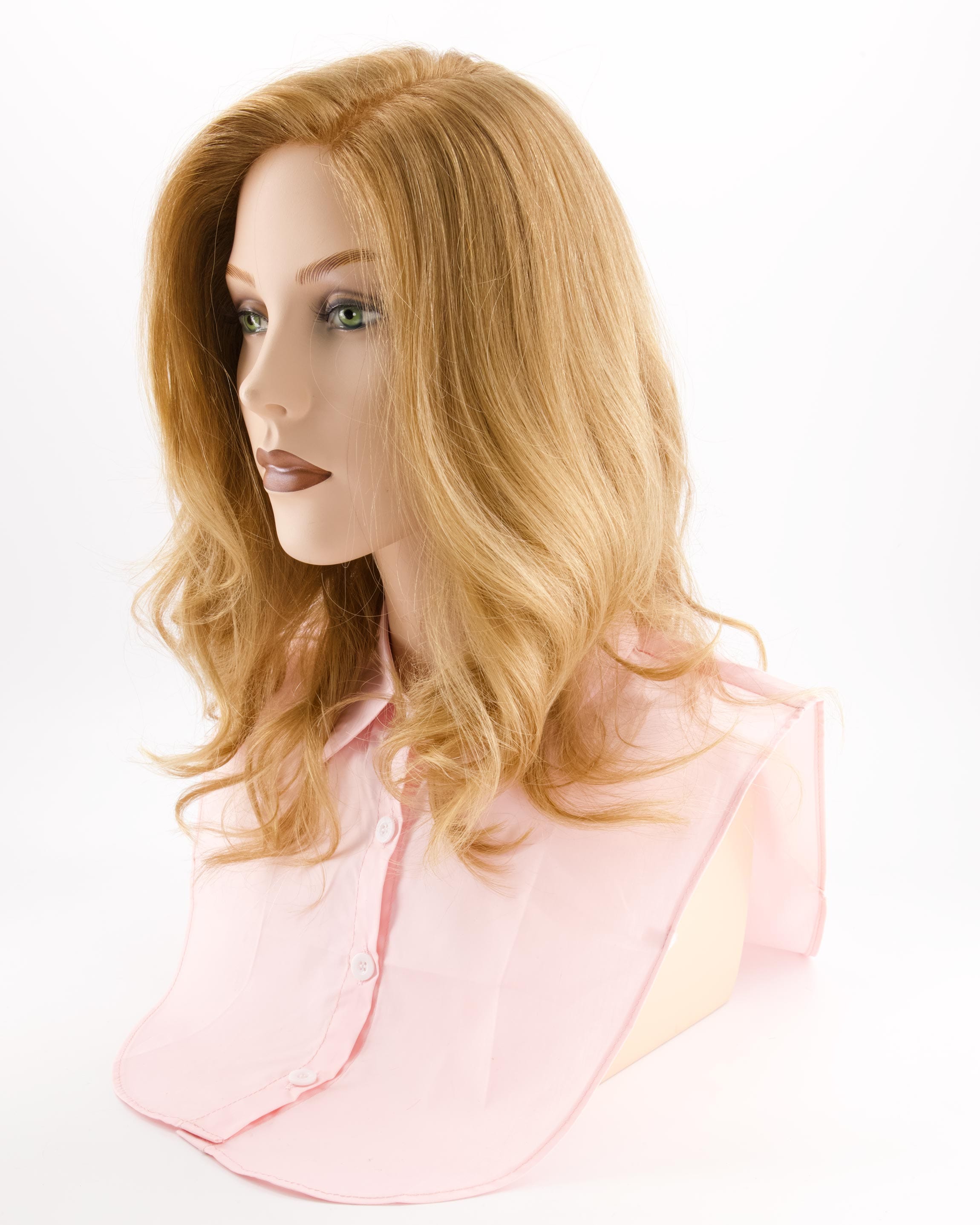 rieswig - hellblond - mittel - schraeglinks