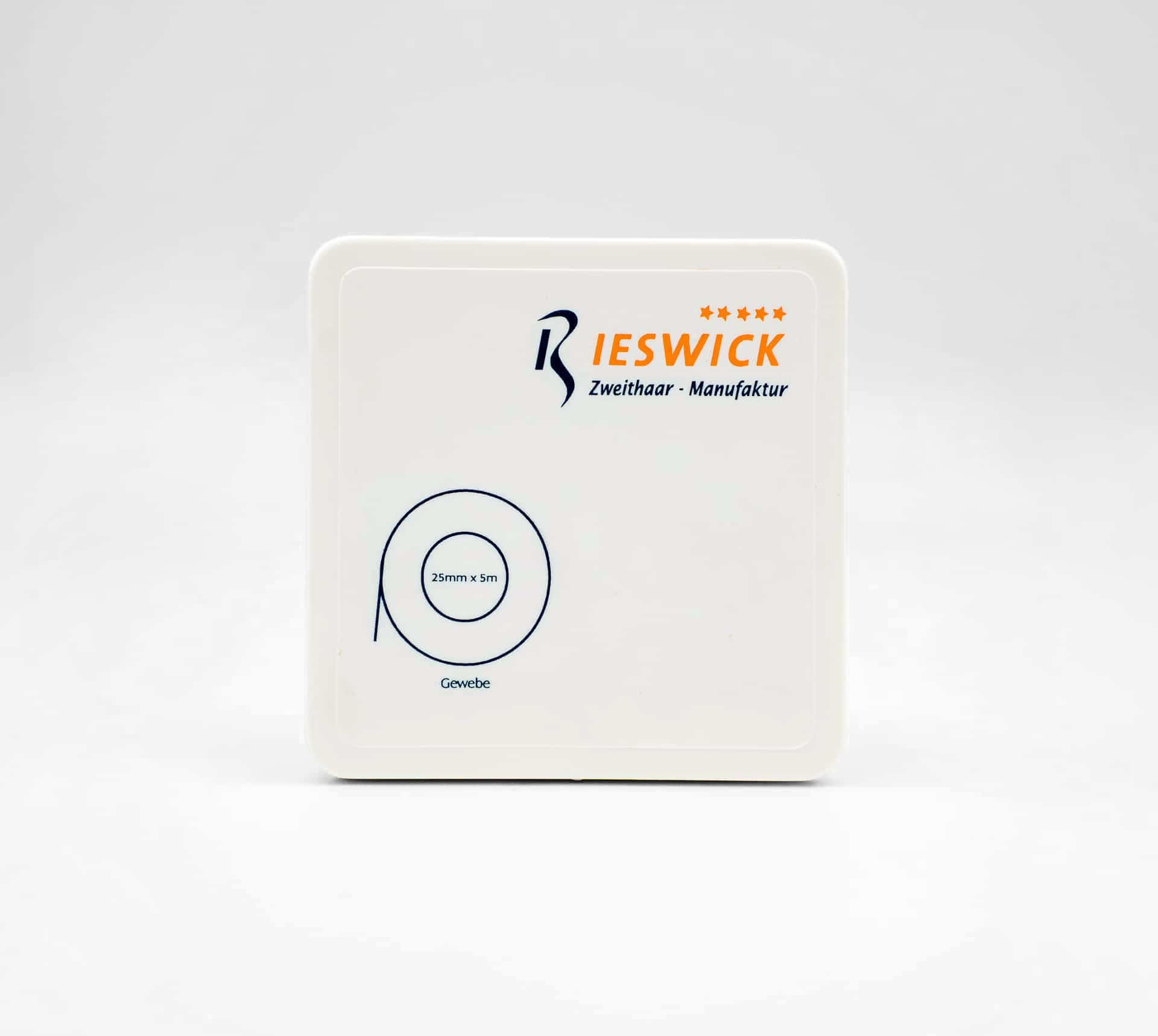 Rieswick Gewebe-Kleber - 5 Meter Rolle (Kunststoff-Box)